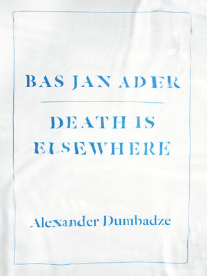 cover image of Bas Jan Ader